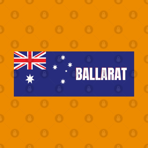 Ballarat City in Australian Flag by aybe7elf