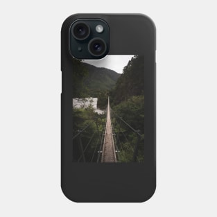 Longest Swing Bridge in New Zealand Phone Case