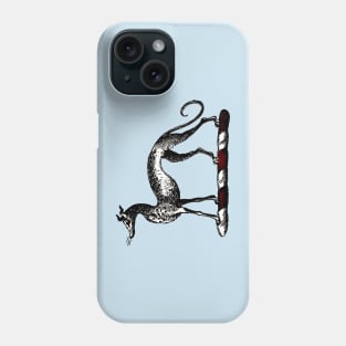 Heraldic Crest Standing Greyhound Coat of Arms Phone Case