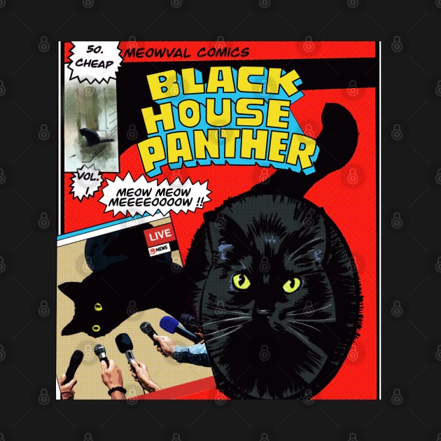 Black House Panther Cat by TAP4242