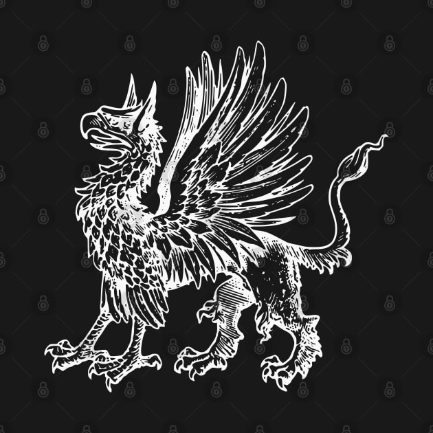 Medieval Heraldic Griffin by Vintage Boutique