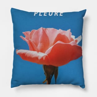 Cry and Flower Rhyme in French Pillow