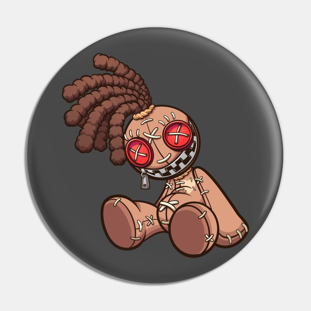 Voodoo Doll Pin by memoangeles