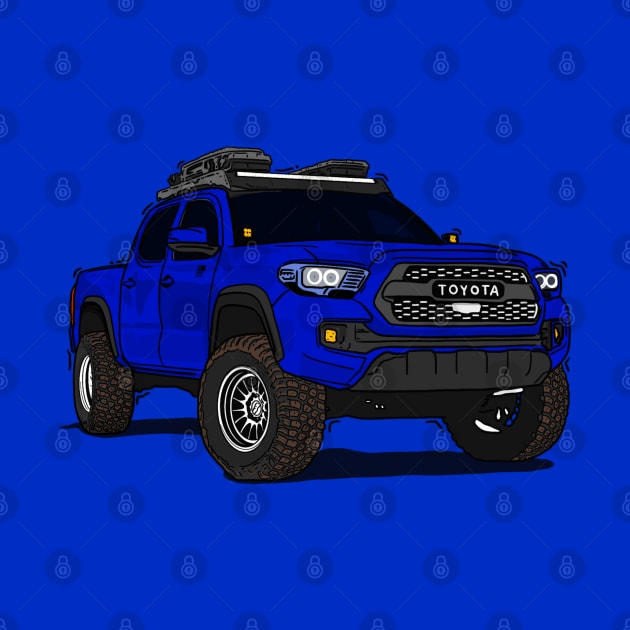 Toyota 4Runner Blue by 4x4 Sketch