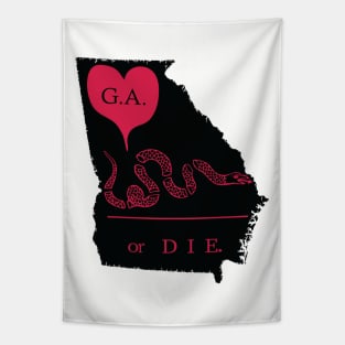 Love Georgia or Die Tapestry