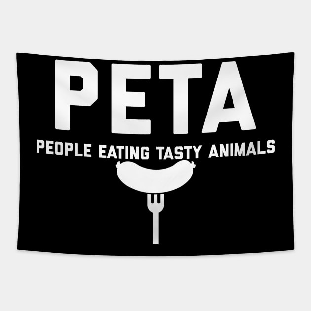 PETA People Eating Tasty Animals Tapestry by Raw Designs LDN