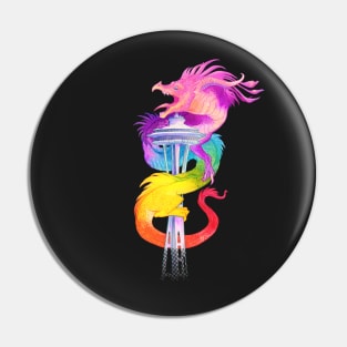 Seattle Pride Dragon Pin