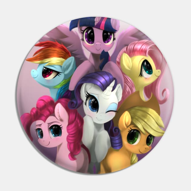 Mane Six Pin by Darksly