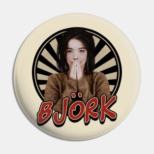 Vintage 80s Bjork Pin