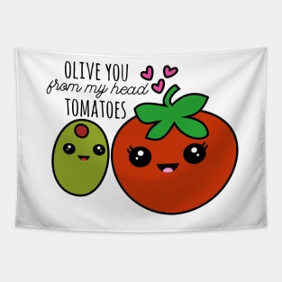 Olive and Tomato Tapestry