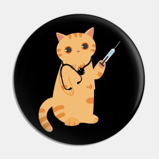 doctor cat Pin