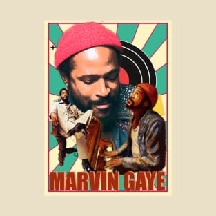 Marvin Gaye : Retro Post T-Shirt