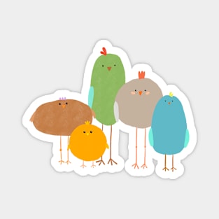 Cute chickens Magnet