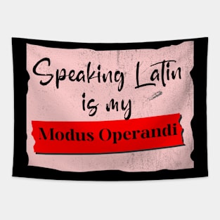 Speaking Latin Tapestry