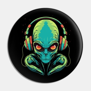 Green Loud Pin