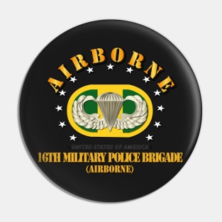 16th Military Police Brigade - Airborne w Oval Pin