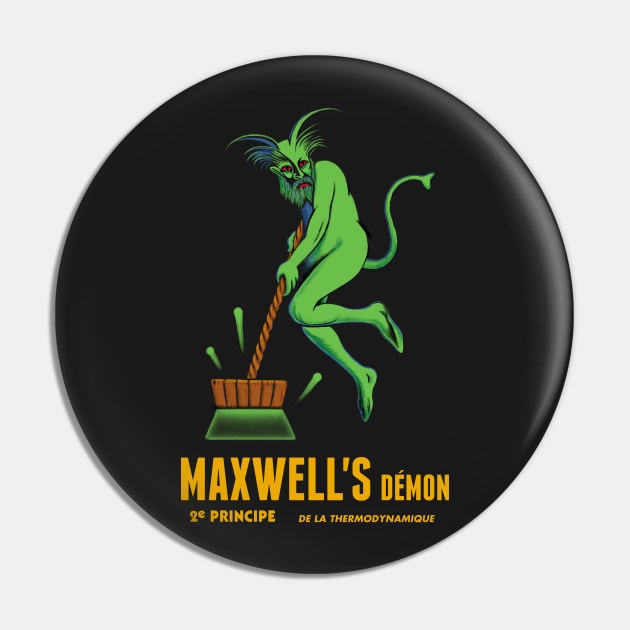 Maxwell's Demon Pin by ORabbit