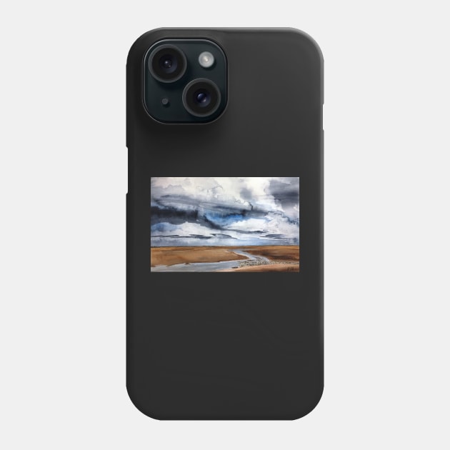 Early Evening on Old Hunstatnton Beach Phone Case by bobpetcher