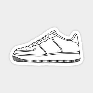 White Sneaker Magnet