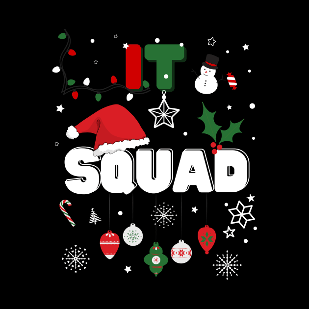 IT Squad Festive Christmas Computer System Help Desk Cute by AimArtStudio