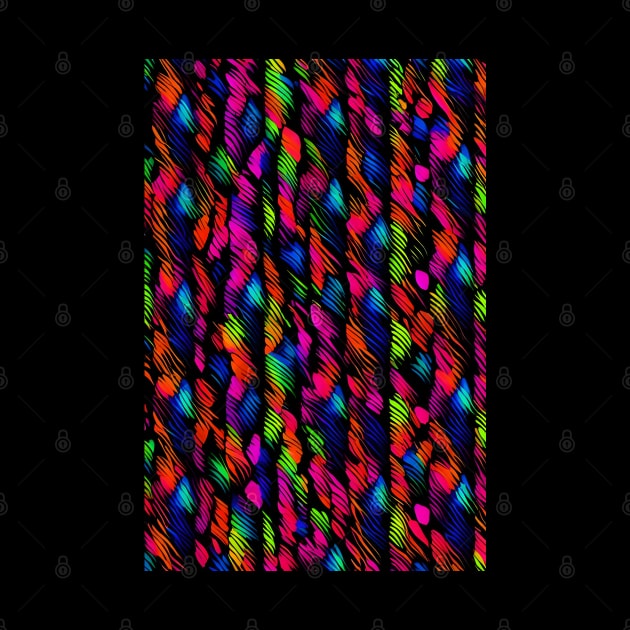 Neon pattern by Spaceboyishere