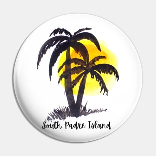 South Padre Island Sun Palms Pin