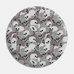 Endless Pile of Skulls Pin