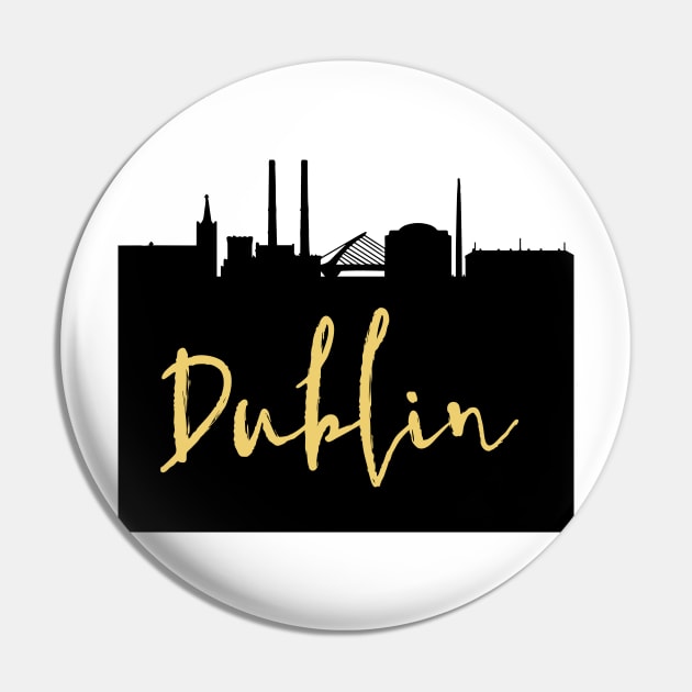 DUBLIN IRELAND DESIGNER SILHOUETTE SKYLINE ART Pin by deificusArt