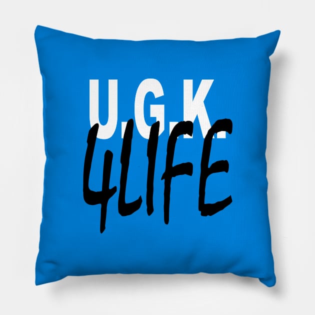 UGK4LIFE blue Pillow by undergroundART