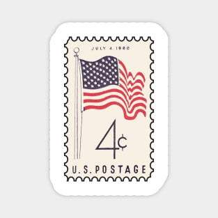 Four Cent Flag Stamp Magnet