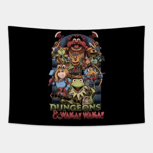 Dungeons and Waka! Waka! - Puppet RPG Parody Tapestry