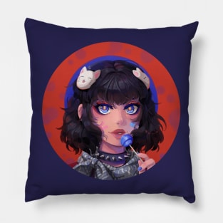 Punk Girl Pillow