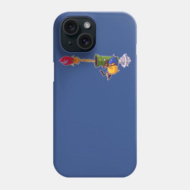 chicken war Phone Case by mauchofett