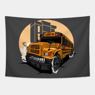 School Bus Driver Of Course Im Crazy Tapestry