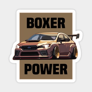 Subaru Impreza WRX STI Car Art - Widebody Modified Japanese Car Magnet