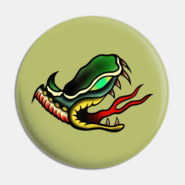 Old skool snake Pin by PabloDiablo13