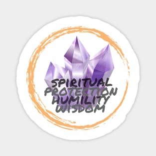 Amethyst the spiritual gemstone Magnet