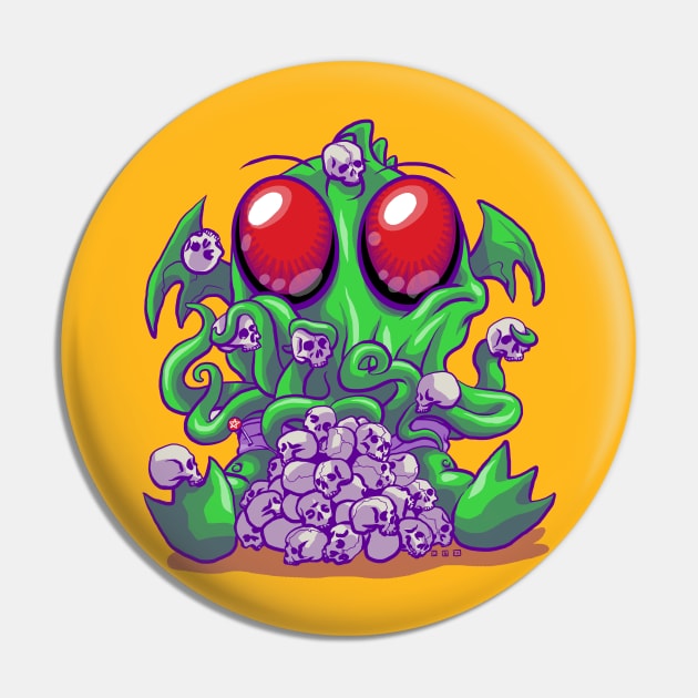 Lil' Cthulhu II Pin by cs3ink