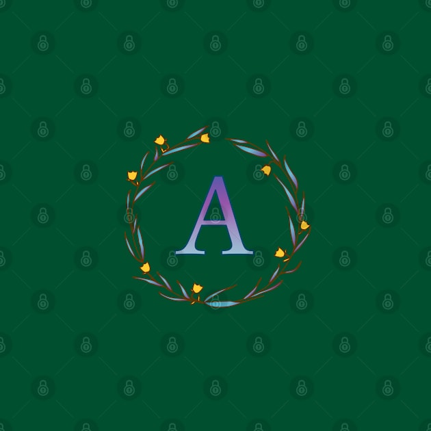 Monogram, letter A by Slownessi