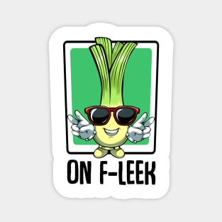 Leek Vegan Magnet