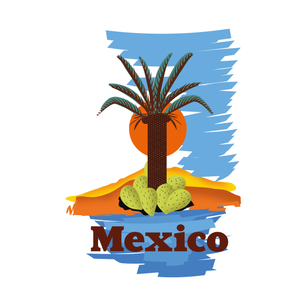 Mexico Travel poster by nickemporium1