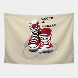 Chuck and Pearls Tapestry