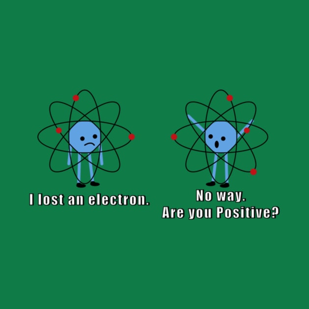 I lost an electron. No way. Are you positive. by Noerhalimah