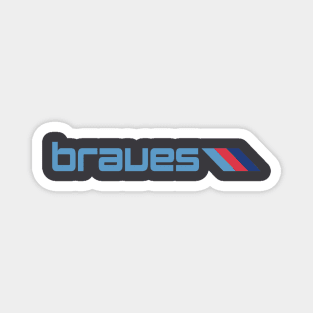 Bandwagon Braves Blue Magnet