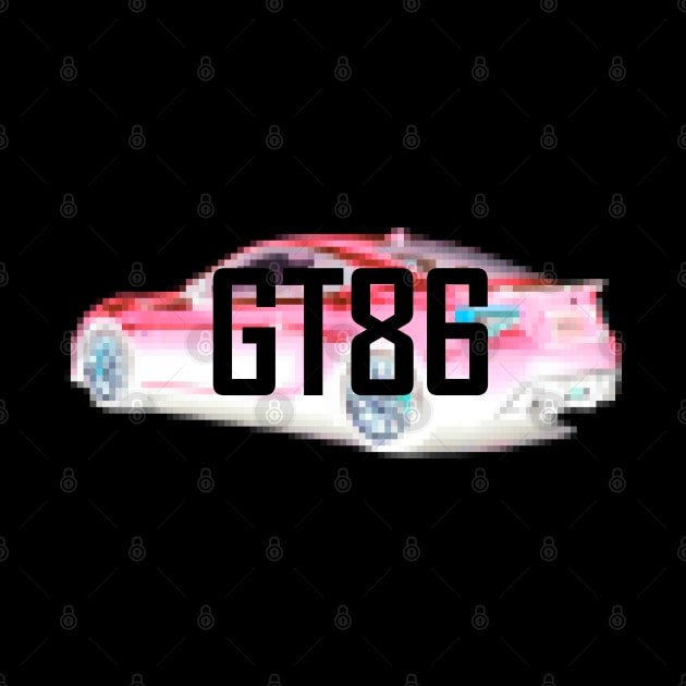 GT86 PIXEL PINK WHITE by CharlieCreator