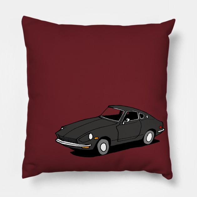 Datsun 280zx Pillow by William Gilliam