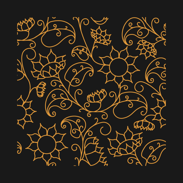 Floral Gold by Shop Ovov