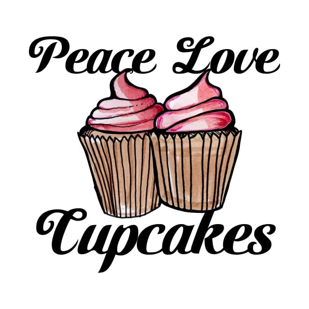 Peace love Cupcakes by bubbsnugg