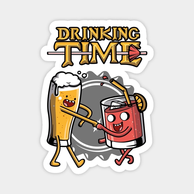 Drinking Time Magnet by Olipop