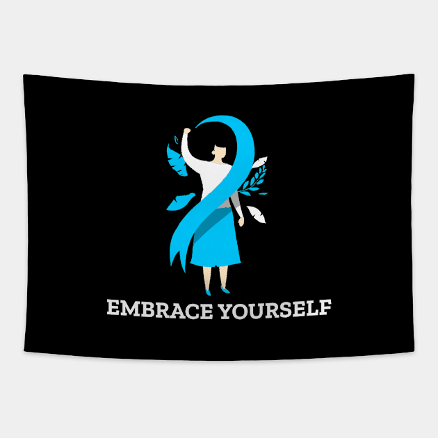 Embrace Yourself Tapestry by Plush Tee